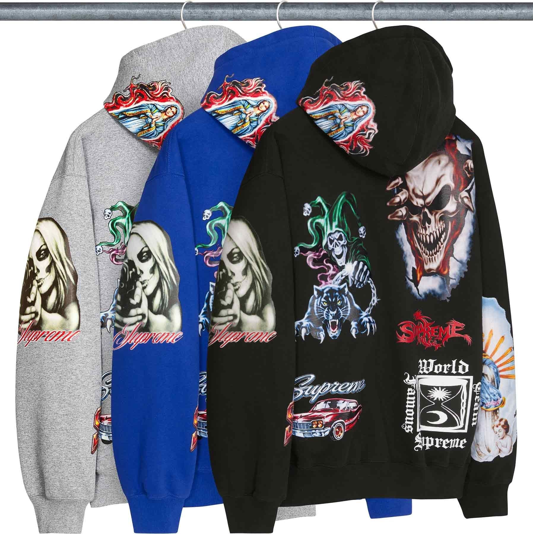 Stickers Hooded Sweatshirt